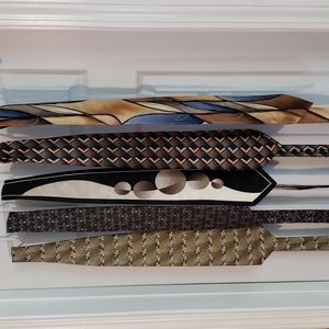 Silk ties Assortment of brands.